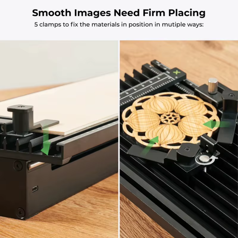 Extension coulissante xTool pour graveur laser F1 & F2, machine de découpe et de gravure laser portable la plus rapide, outils d'impression DIY