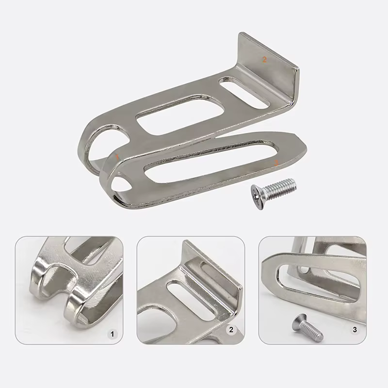 Porte-embouts avec crochet de ceinture et vis pour outils électriques sans fil 18V Makita/Dewalt/Milwaukee – Accessoires pour perceuses et visseuses à chocs