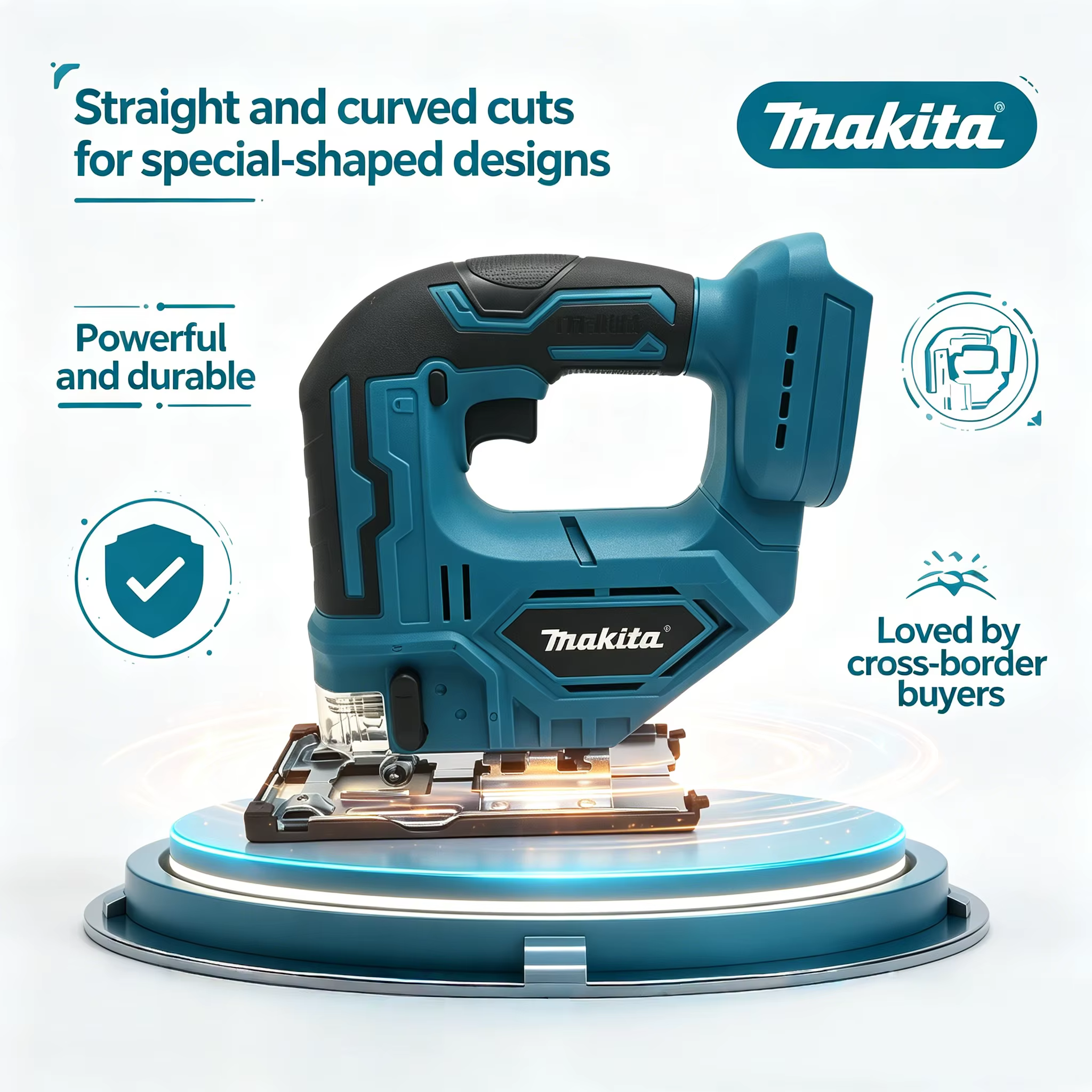 Scie sauteuse électrique sans fil Makita DJV182Z