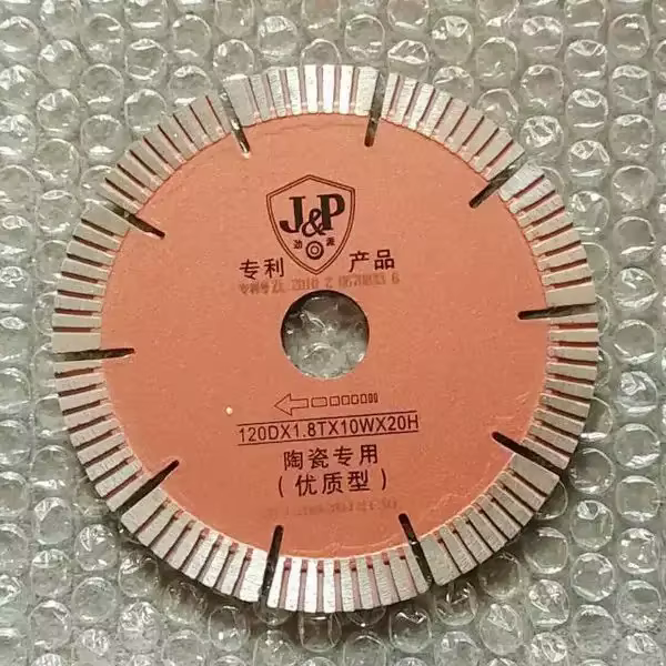 Lames de scie diamantées à fente en T de 120 mm pour machine de découpe de carreaux Wandeli