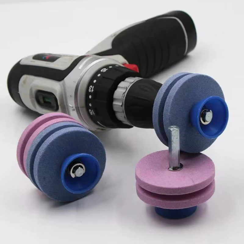 Nouveau Outils de jardin lame d'affûtage de couteaux la plus rapide meulage universel perceuse rotative coupe tondeuse à gazon
