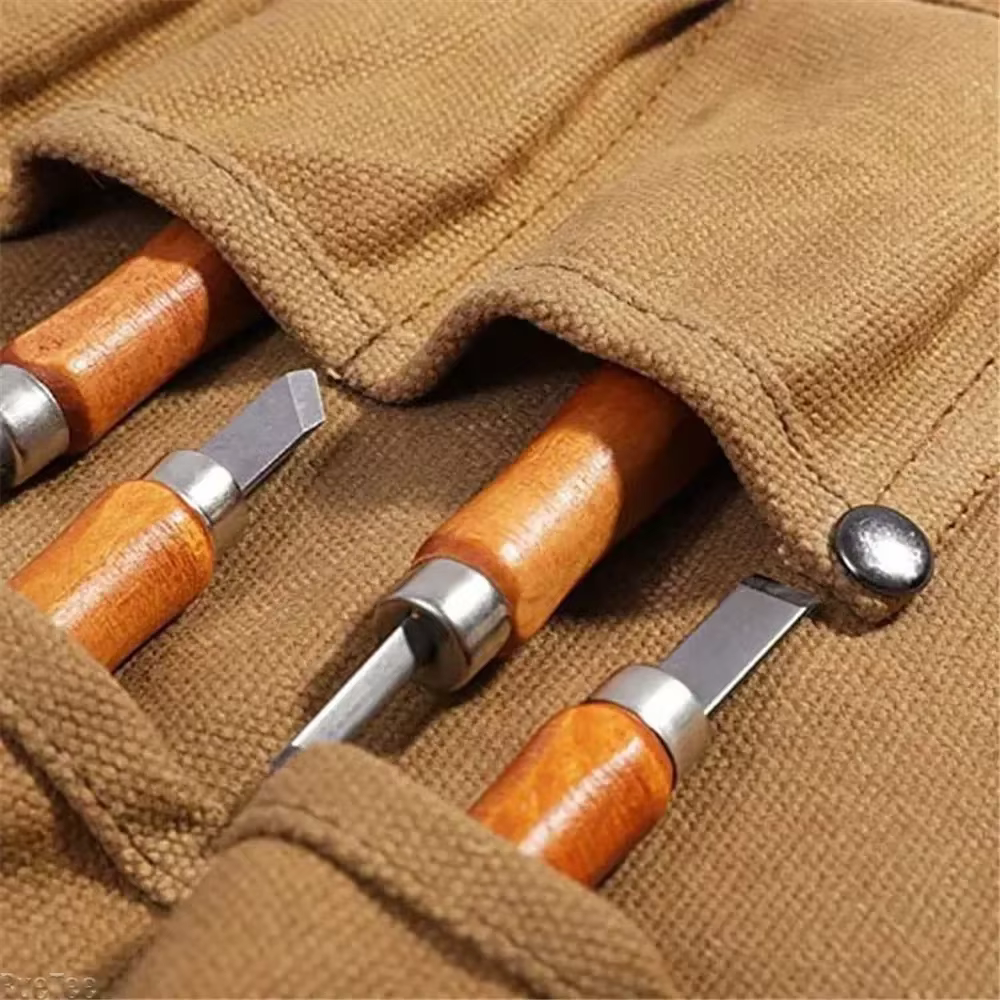 Sac à outils pliable en toile