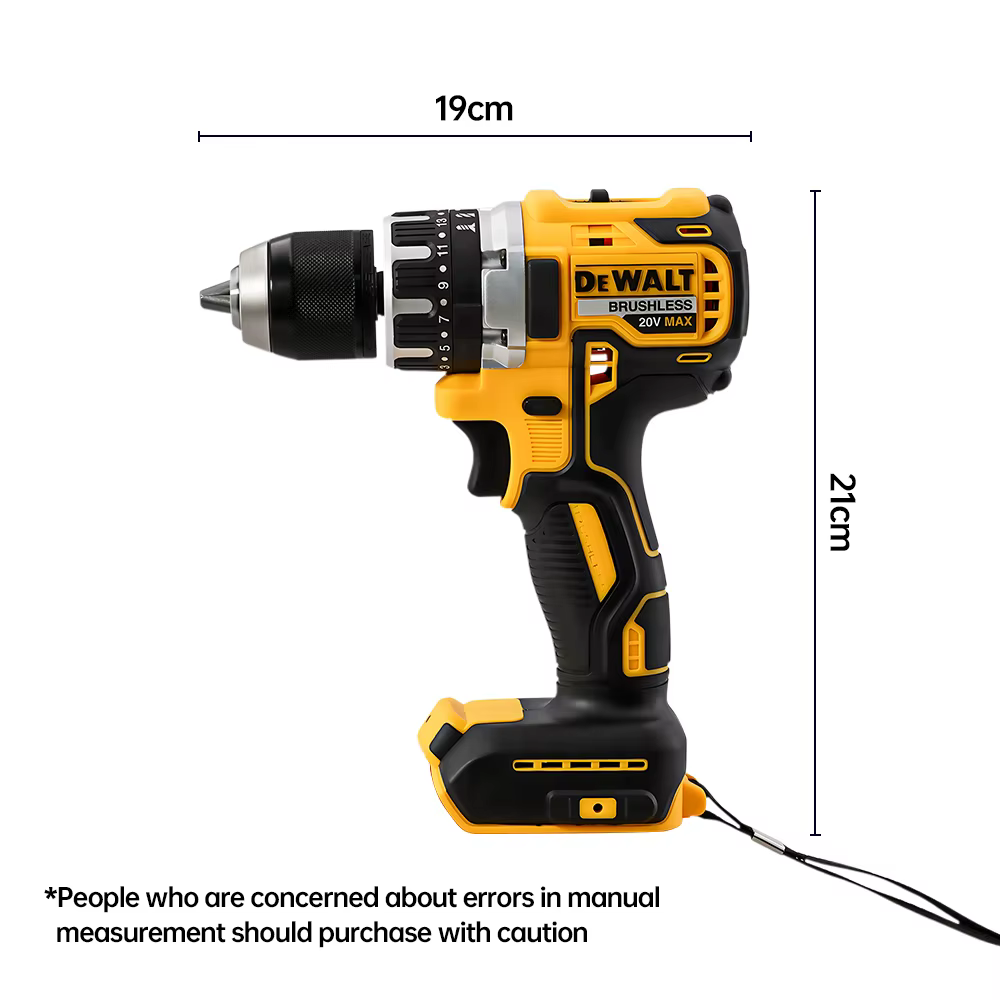 Dewalt DCD796 perceuse à percussion compacte sans fil sans brosse lumière LED puissant outil électrique