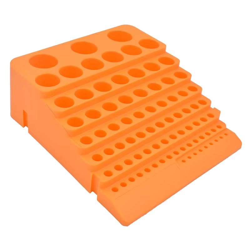 Boîte de rangement de foret en plastique de haute qualité, pour fraise, outil CNC, mallette de collecte de pièces de forage en U