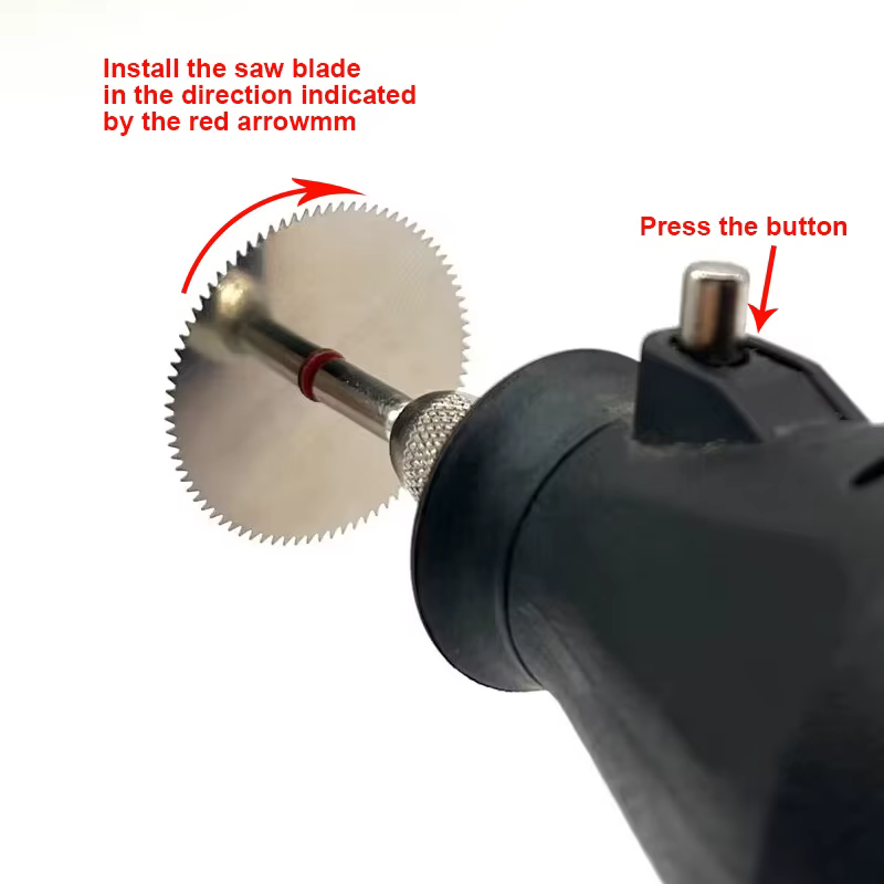Mini lame de scie circulaire en acier inoxydable