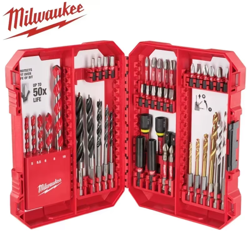 Milwaukee-Jeu d'embouts d'entraînement pour perceuse à percussion SHOCKWAVE