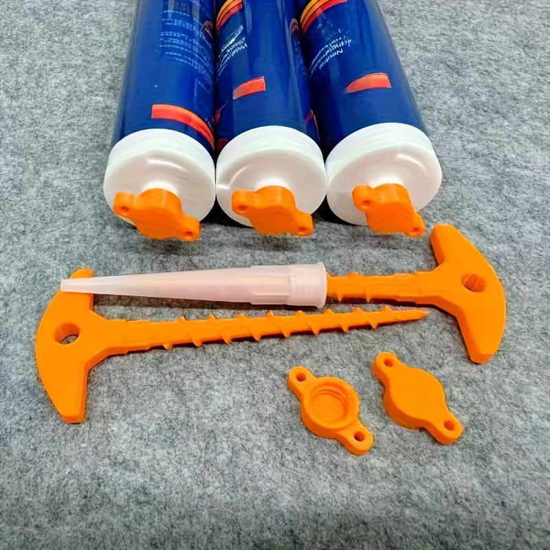 Bouchon d'étanchéité en Silicone et outil de retrait de buse de pistolet de joint