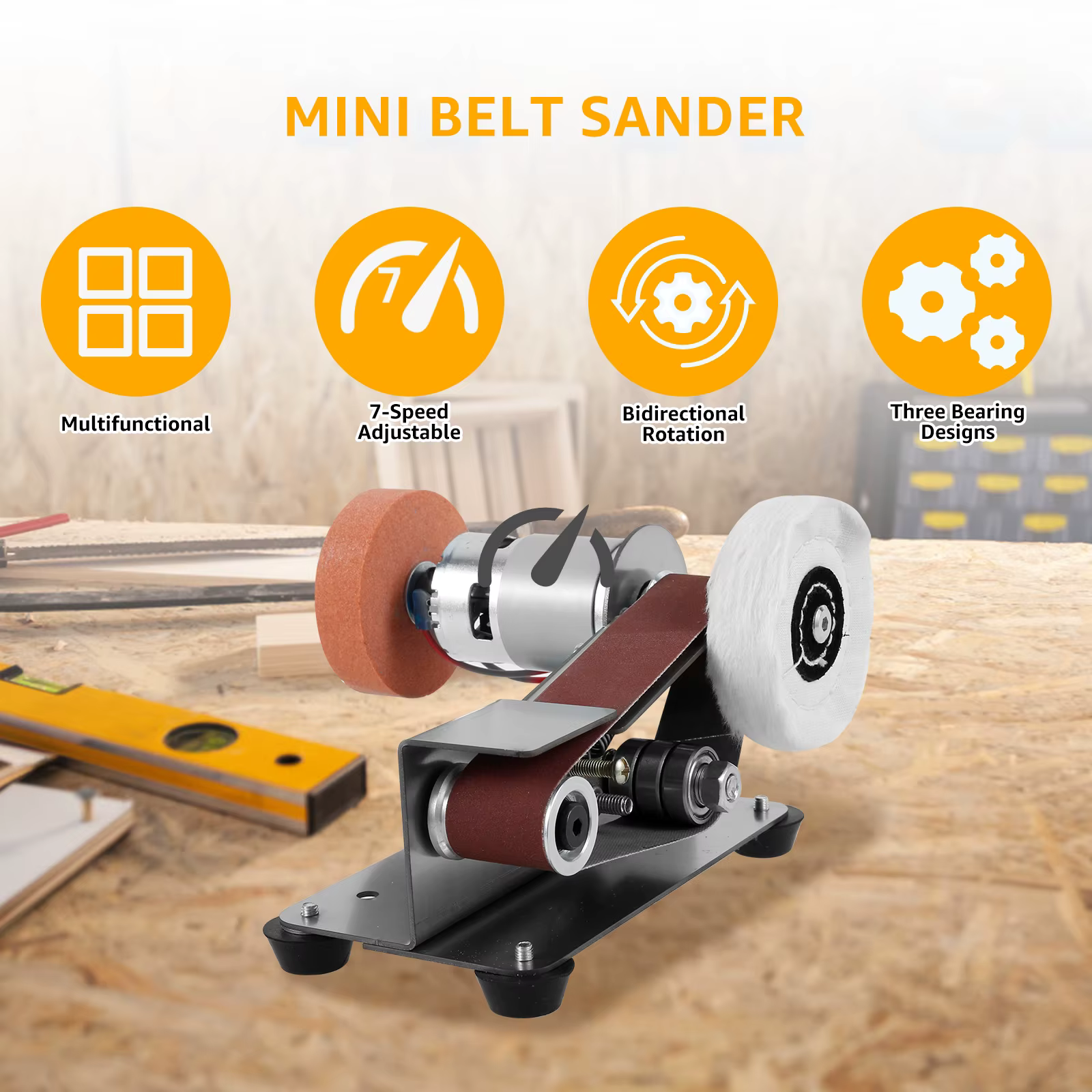 Mini rectifieuse à bande