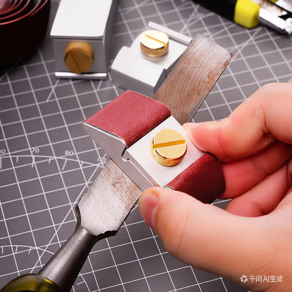 Support de papier abrasif en alliage d'aluminium et outil manuel de ponçage et de polissage DIY