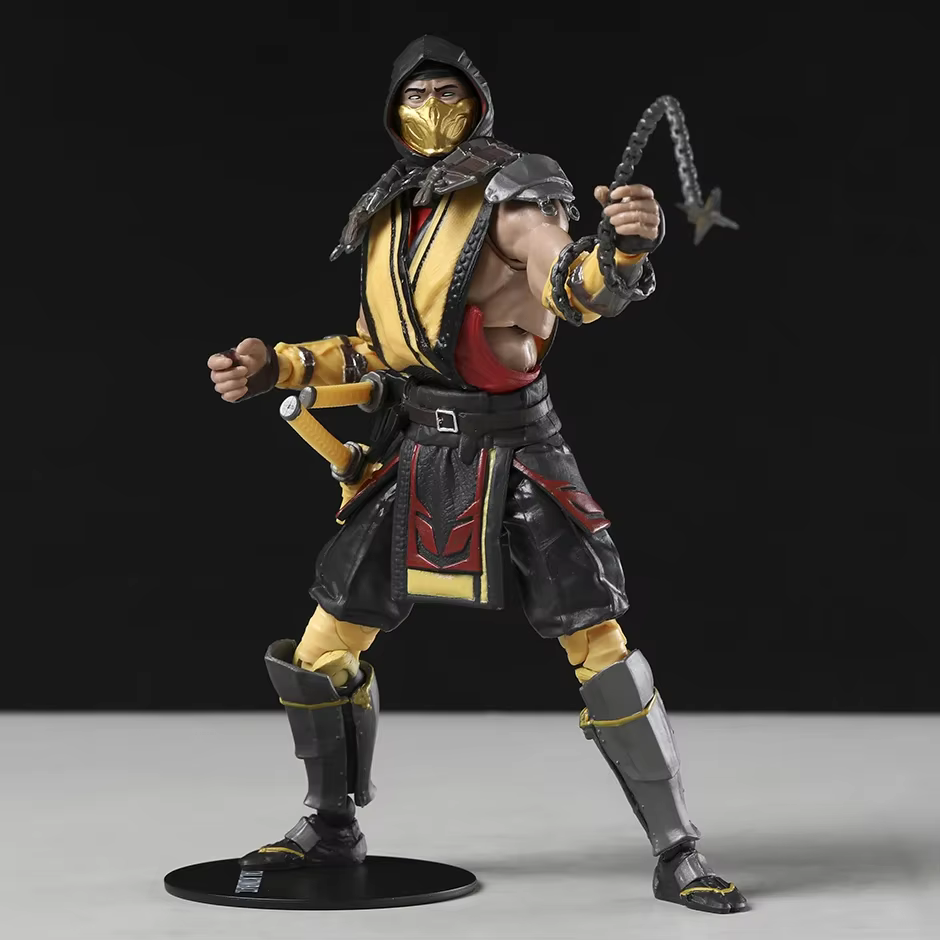 Figurine d'action Sub-Zero Scorpion de 7 pouces, modèle de décoration en PVC, jouet cadeau
