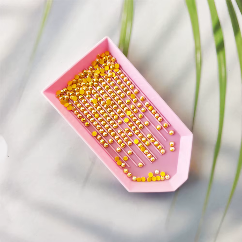 Kit d'outils de peinture diamant DIY avec stylos de pose 3D, plateau de cire, ensemble de pinces et accessoires pour la création de points de croix