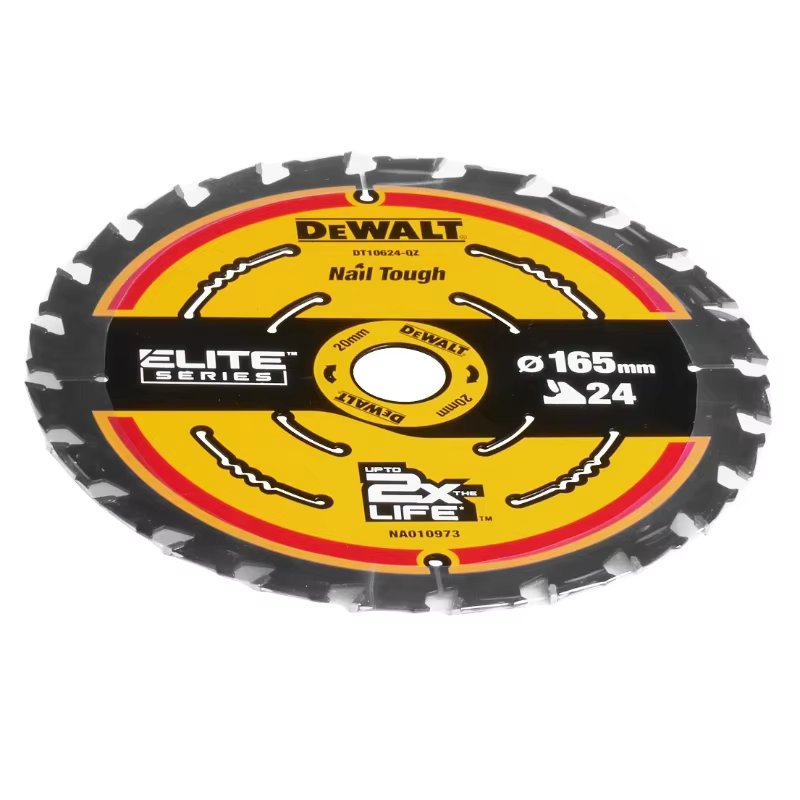 DEWALT DT10624-QZ DT10640-QZ lame de scie circulaire série ELITE lame de scie circulaire ELITE 165MM 20MM 24T/40T