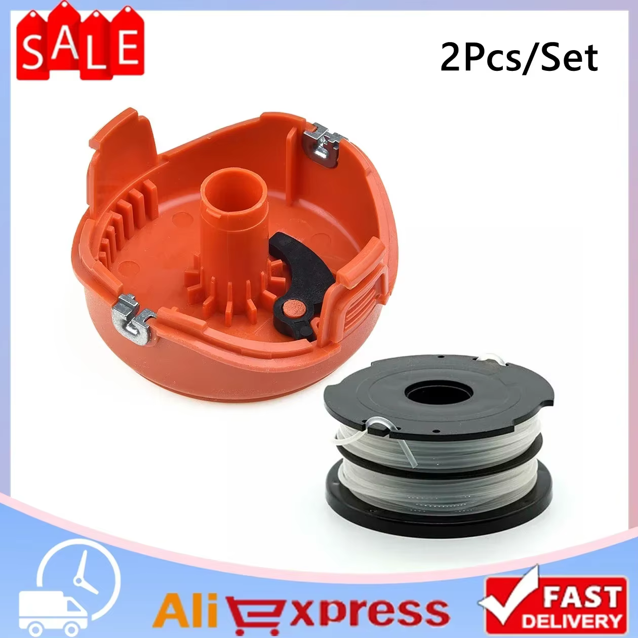 Ligne et capuchon de bobine de débroussailleuse pour Black Decker, accessoires, GL315, GL350, GL650, GL3ino SB, GL546SC, GL650SBC, GL651SB, GL652, GL653, GL65, GL656