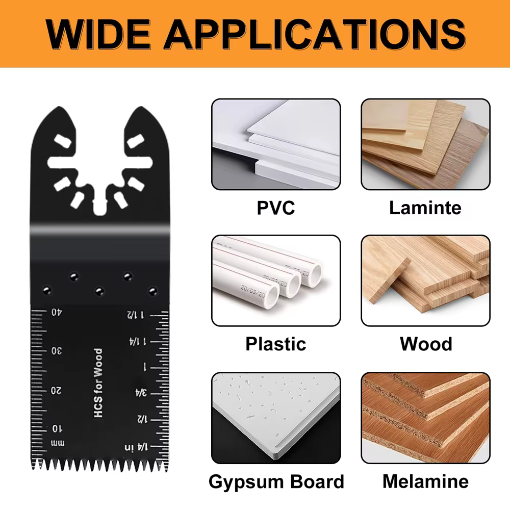 Lames de scie oscillantes multi-outils
