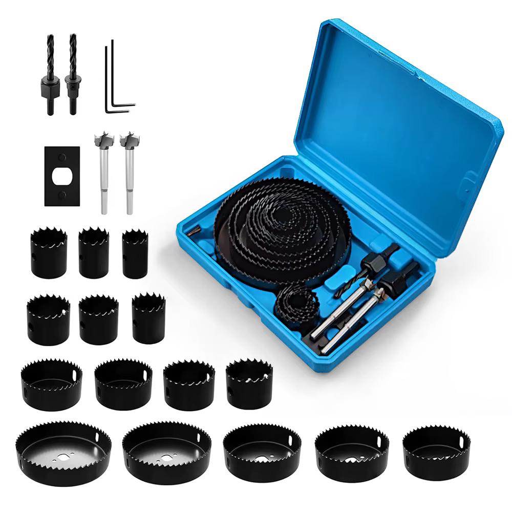 Kit de scies cloches de 19-127 mm pour le bois