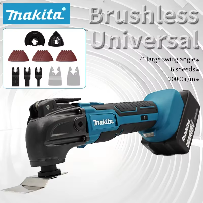 Outil oscillant multifonctionnel électrique Makita 18V à fixation rapide