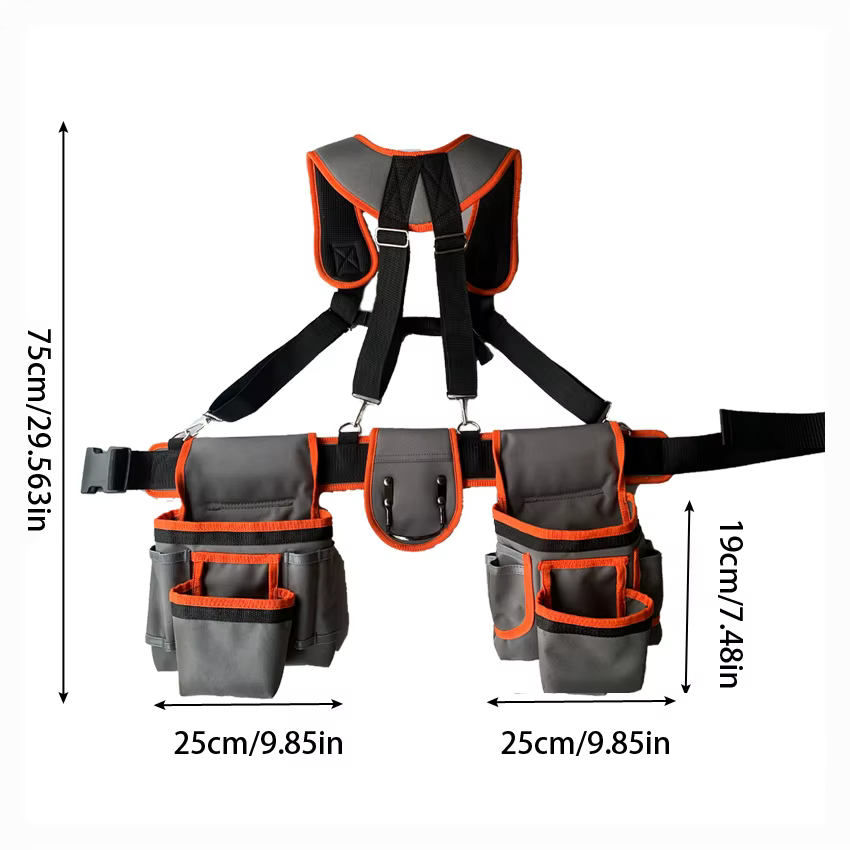Sac à outils de type bandoulière avec ceinture