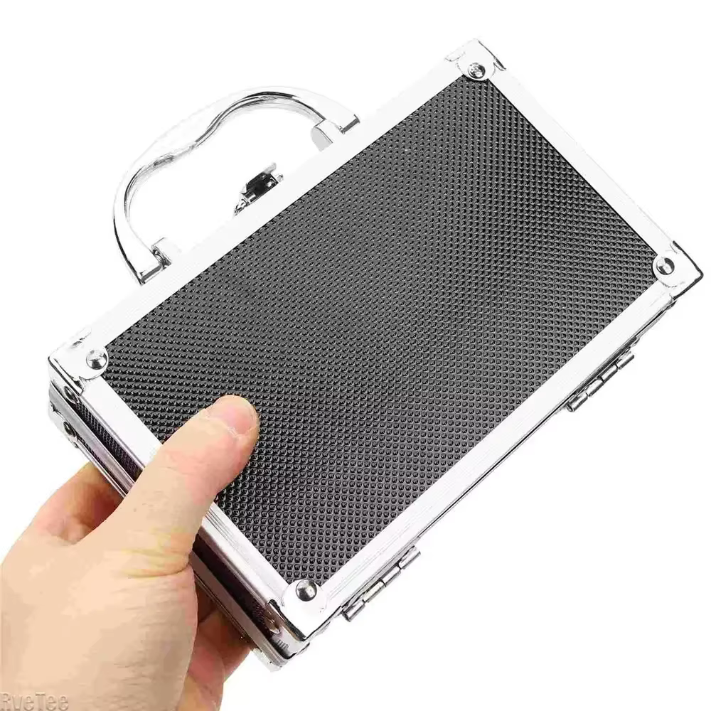 Boîte à outils en alliage d'aluminium de 7 pouces