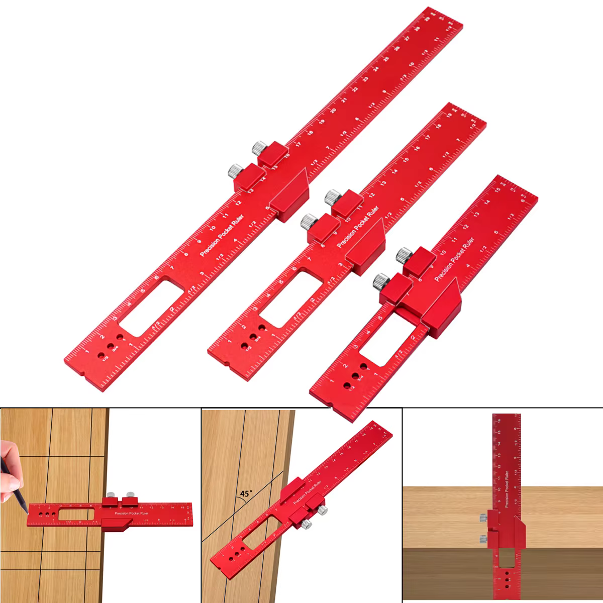 Règle de marquage pour charpentier