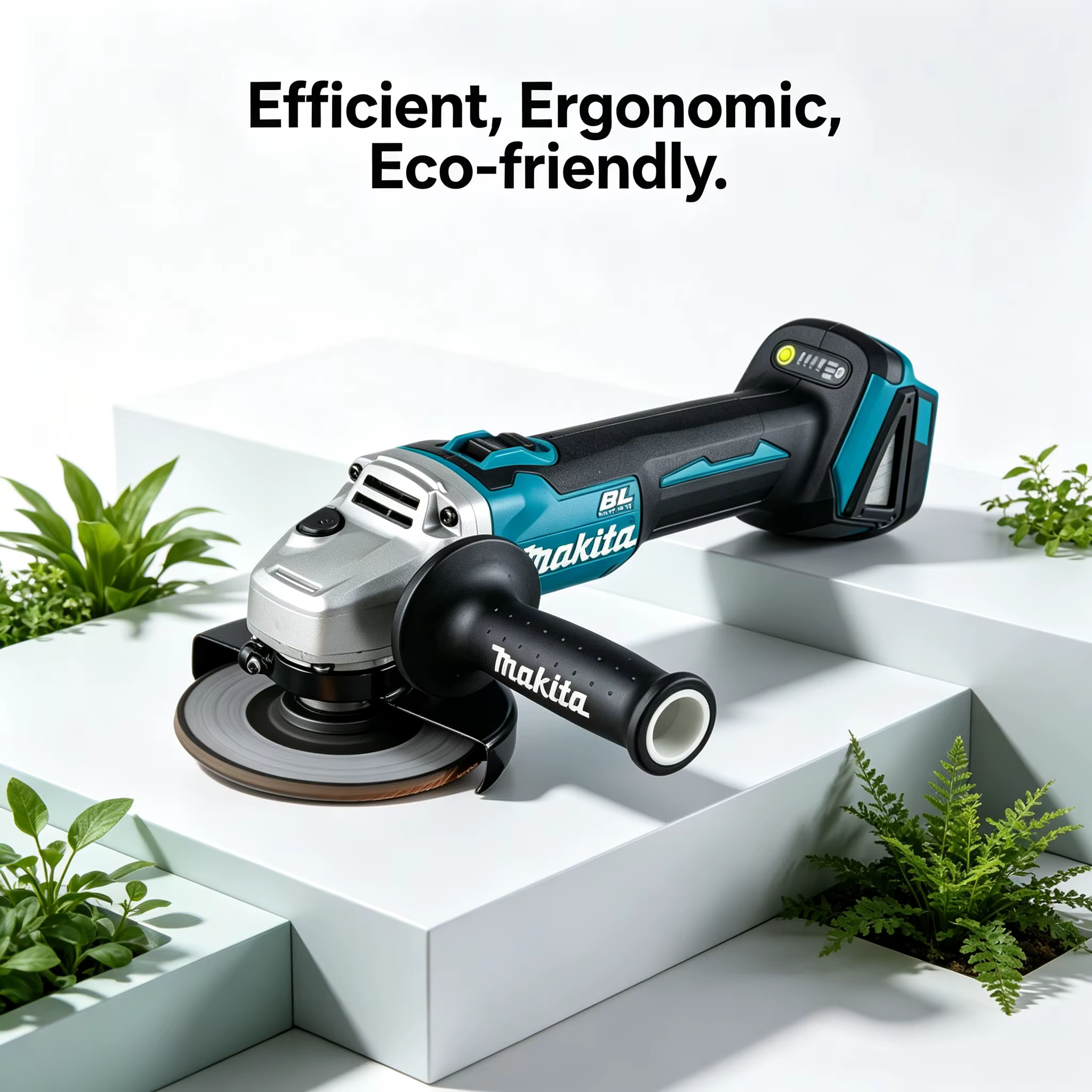 Meuleuse d'angle sans fil Makita 18V 125mm DGA404 | Outil de découpe et de polissage rechargeable Li-Ion (sans batterie)