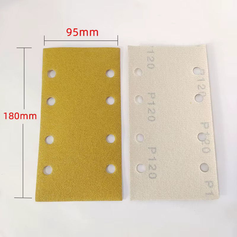 Festool ponceuses broyeur papier de verre 95x180mm jaune crochet boucle rectangulaire auto-adhésif flocage feuille pour le meulage