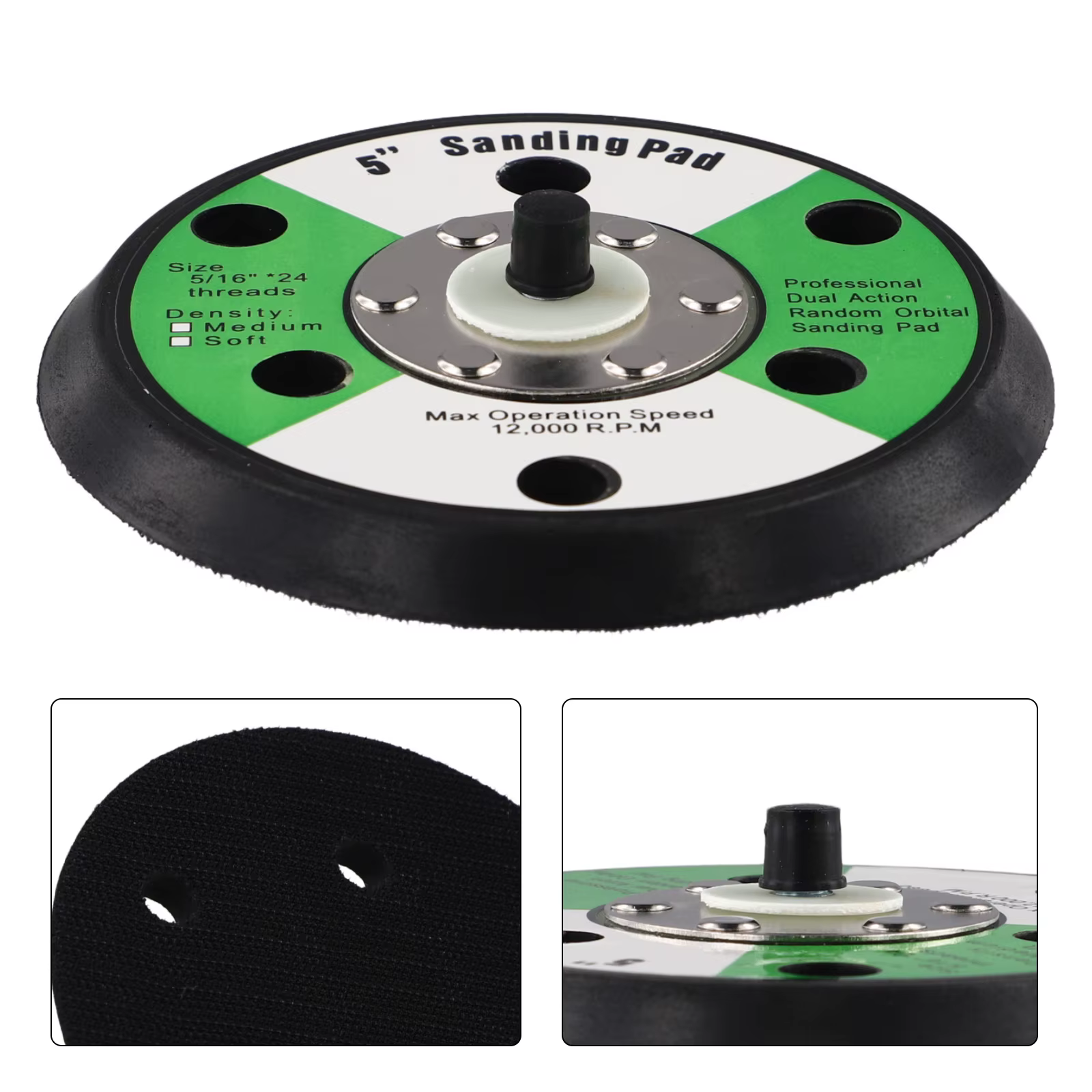 Ponceuse à Air polisseuses 5 pouces 125mm 6 trous patin de support