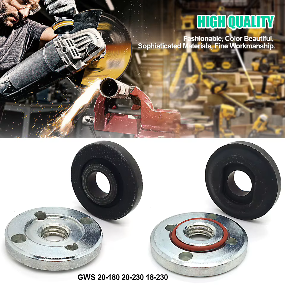 1 jeu de remplacement de serrage pour Bosch GWS20-180 GWS 20-180 20-230 18-230 Pièces de rechange pour meuleuse d'angle Outils électriques Accessoires rapides