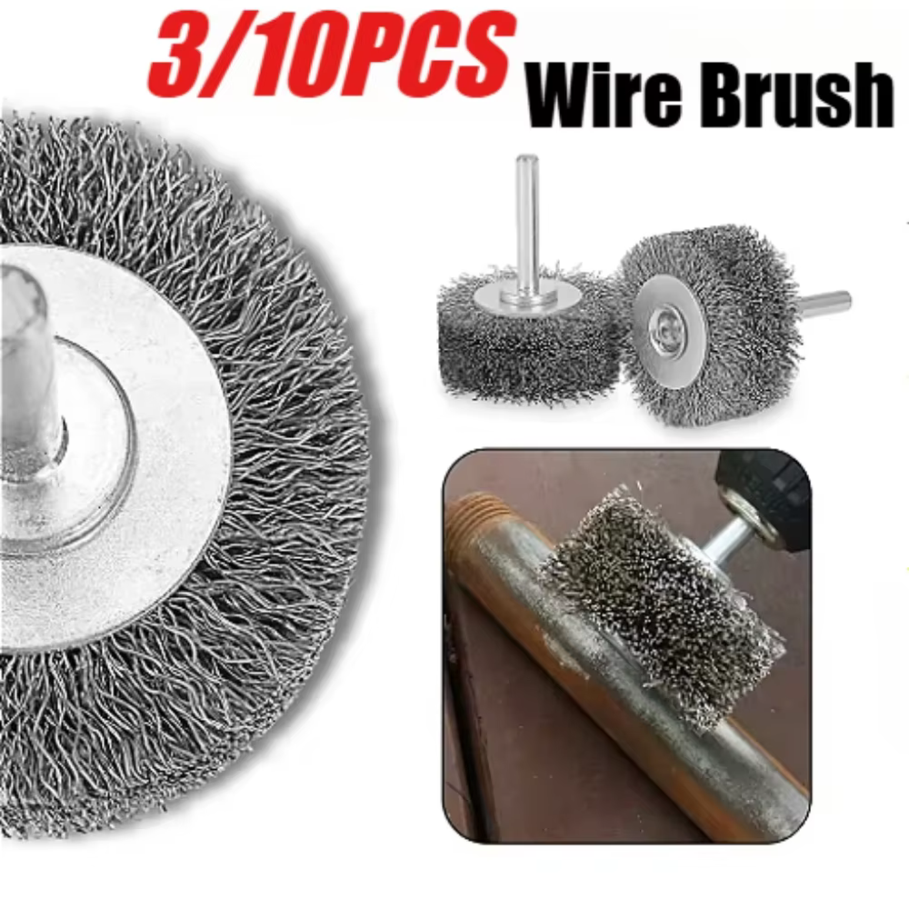 Brosse métallique pour perceuse