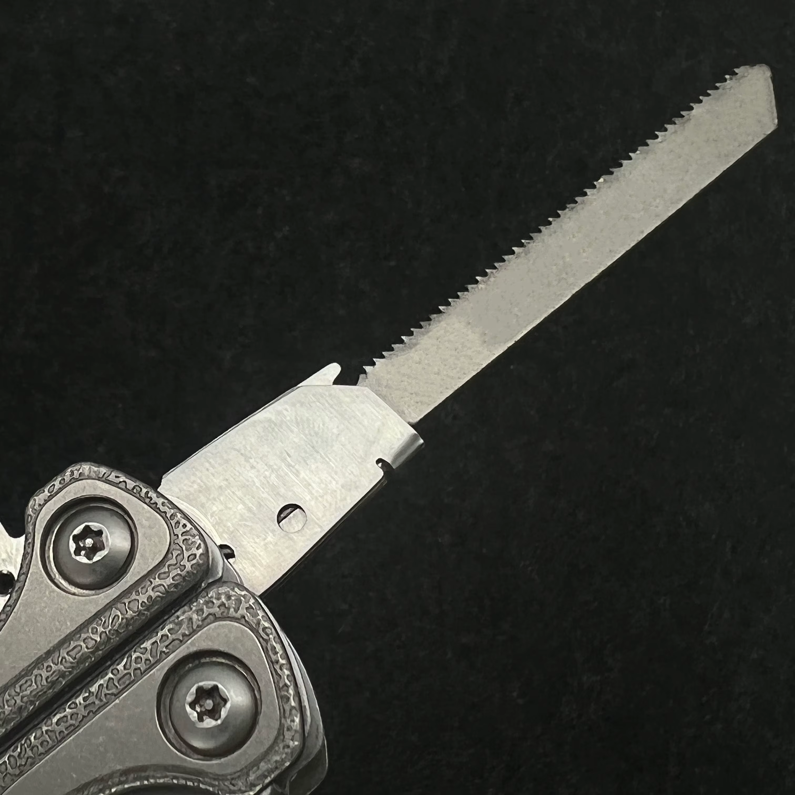 Support de scie à tige en T en acier inoxydable avec poignée pour Leatherman Charge TTI Wave Signal