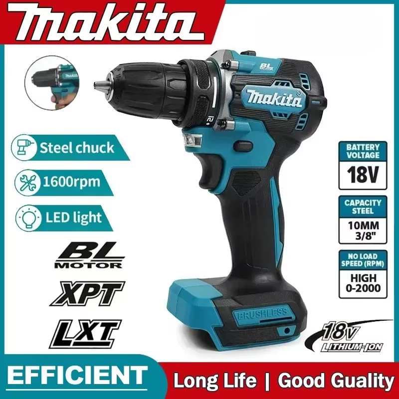 Perceuse à percussion rechargeable sans balais Makita DHP487/DDF487