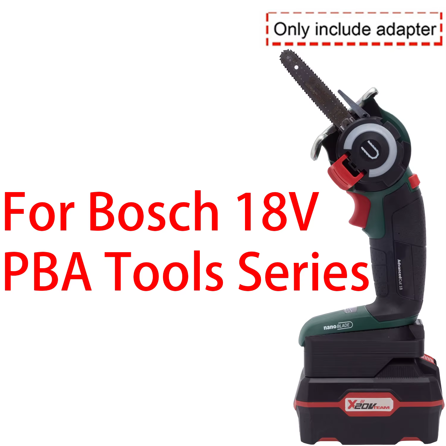 Adaptateur de batterie pour outil Bosch 18V PBA Li-ion vers Lidl Parkside X20V
