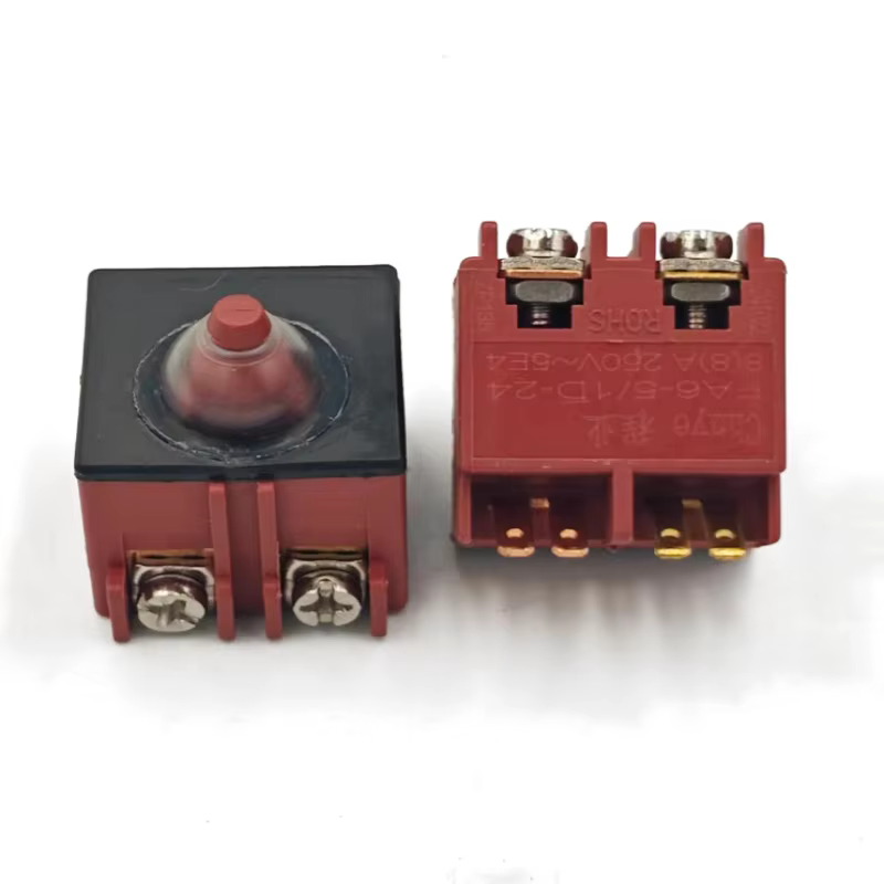 Meuleuse d'angle FA2-5/2W 250V 5A 125ylique/10A DPST momentané NO interrupteur à bouton-poussoir pour Bosch 6-100 GWS6/8-100 S1M-FF03-100A TWS6female