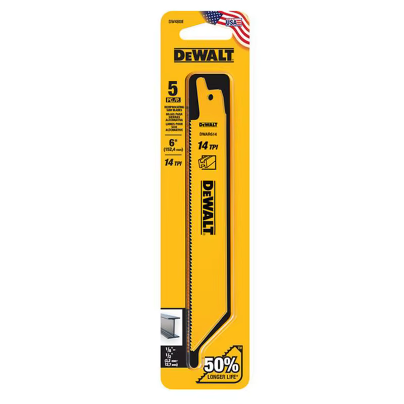Lames de scie sabre DEWALT DW4808