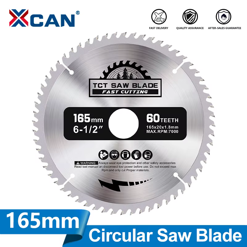 XCAN 165mm lame de scie circulaire TCT