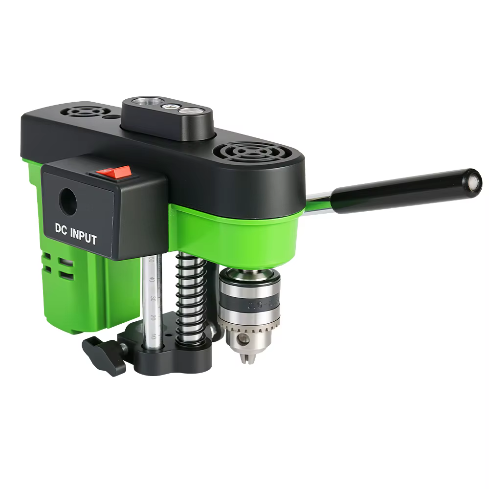 Mini perceuse de table avec lampe de travail et moteur 775