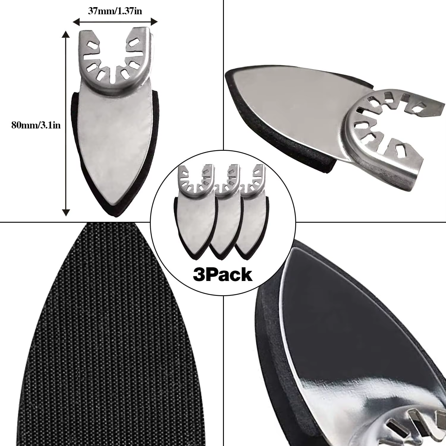 Kit d'accessoires pour outil oscillant multifonction 156 pièces