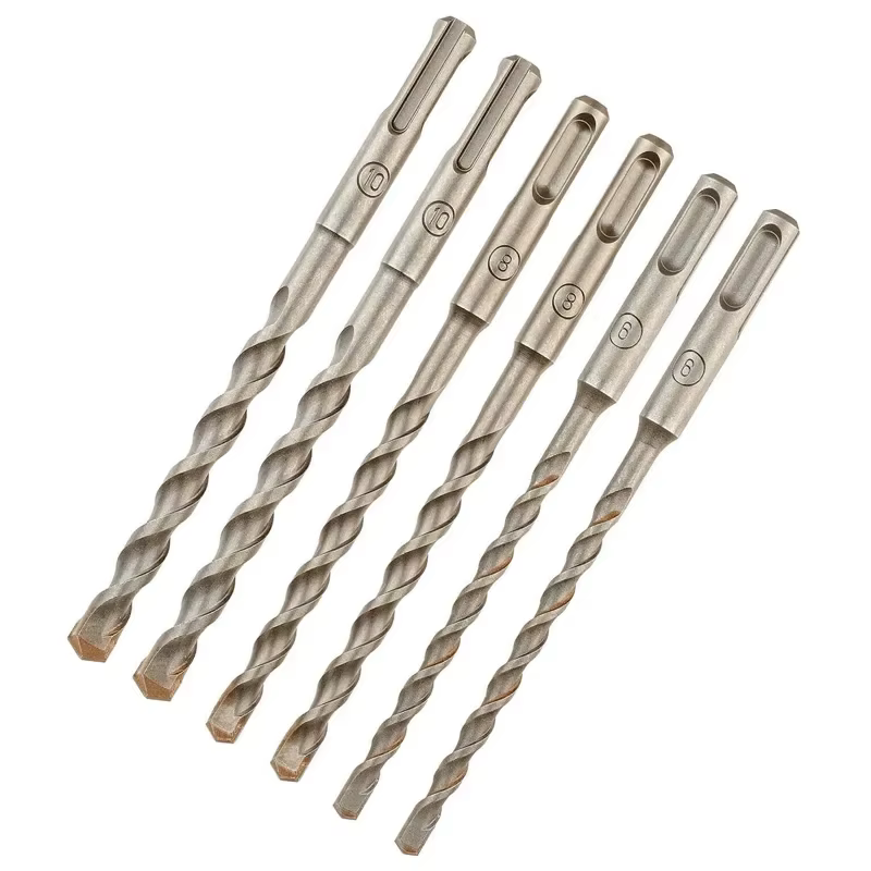 DEWALT DT60302 SDS Plus perceuses 6 pièces ensemble 6MM 8MM 10MM marteau électrique peu antidérapant foret hélicoïdal outil accessoires