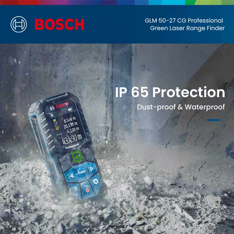 Télémètre laser vert Bosch GLM 50-27 CG 50M