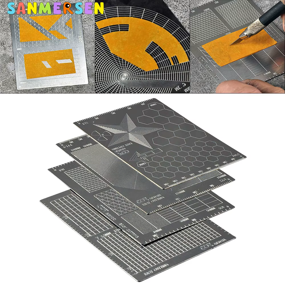 Feuille de masquage modèle en acier inoxydable