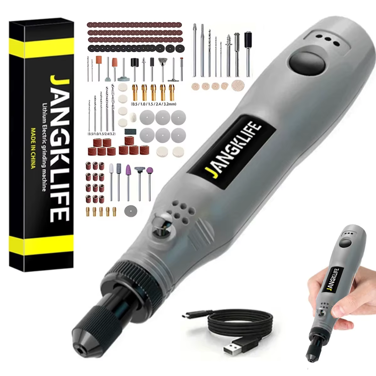 USB Sans Fil Outil Rotatif Kit Bois Gravure Stylo BRICOLAGE Pour Bijoux En Métal Verre Mini Perceuse Sans Fil