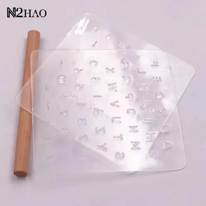 1 ensemble d'outils de marquage et d'impression sur cuir, poinçon de lettrage pour cuir, outil d'impression pour articles en cuir translucides, moule en cuivre à caractères mobiles