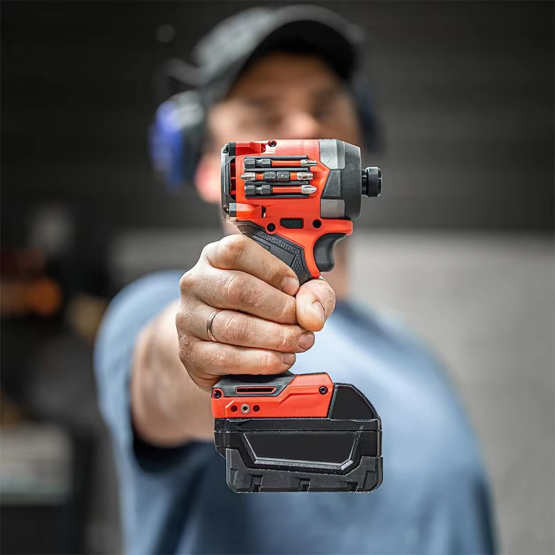 Support magnétique pour embouts de perceuse