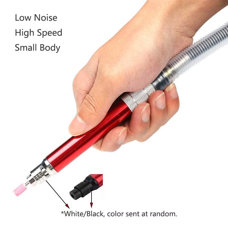 Micro-meuleuse pneumatique, outil de meulage pneumatique 1/8 ", micro-meuleuse à air 5400 tr/min pour la sculpture, le polissage, le débavurage, accessoires d'outils pneumatiques