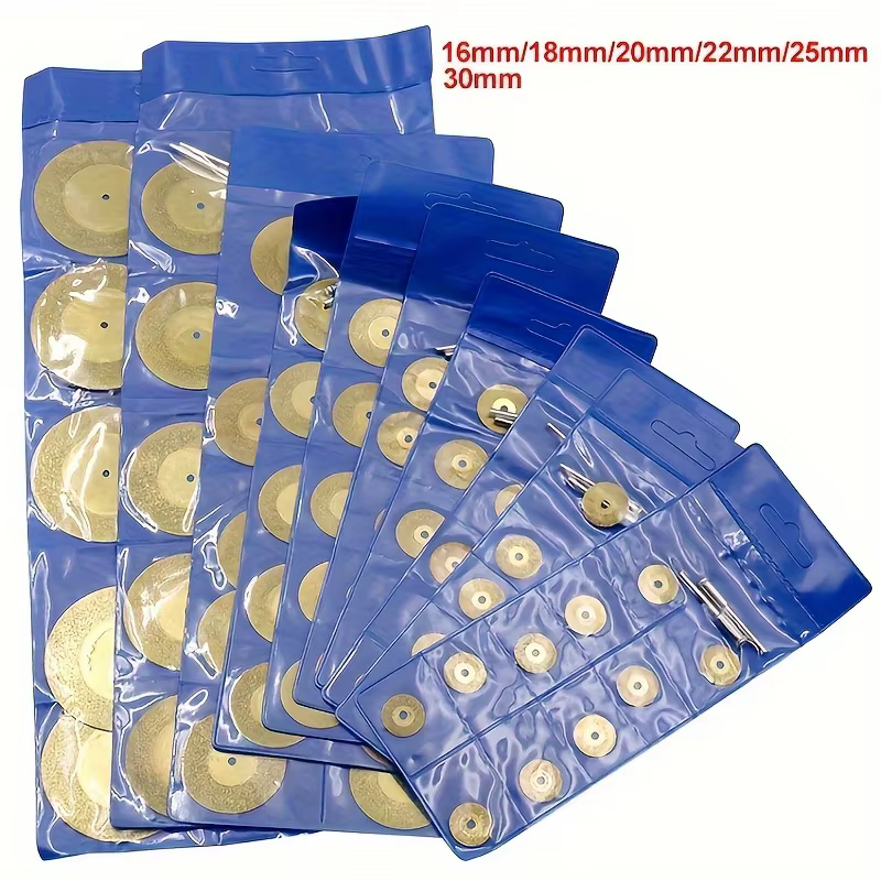 12 pièces 1 ensemble 16-30mm scie à roue diamantée lame de coupe circulaire outil rotatif