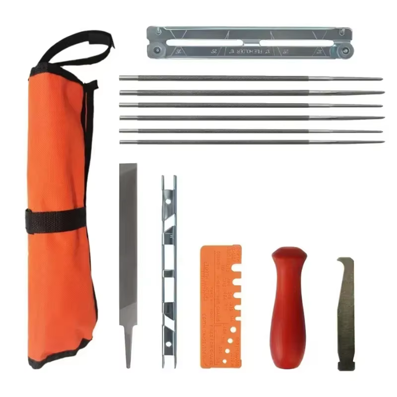 Kit d'affûtage de chaîne de tronçonneuse professionnel