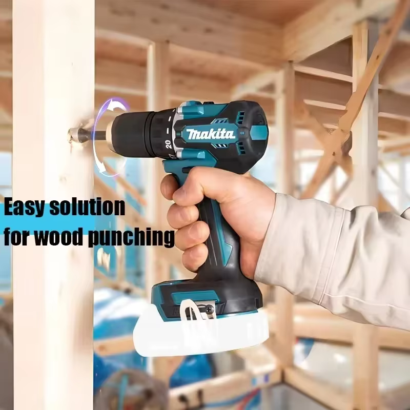 Perceuse-visseuse sans fil Makita DDF487 18V, outil électrique sans balais, compatible avec le système de batterie Makita 18V