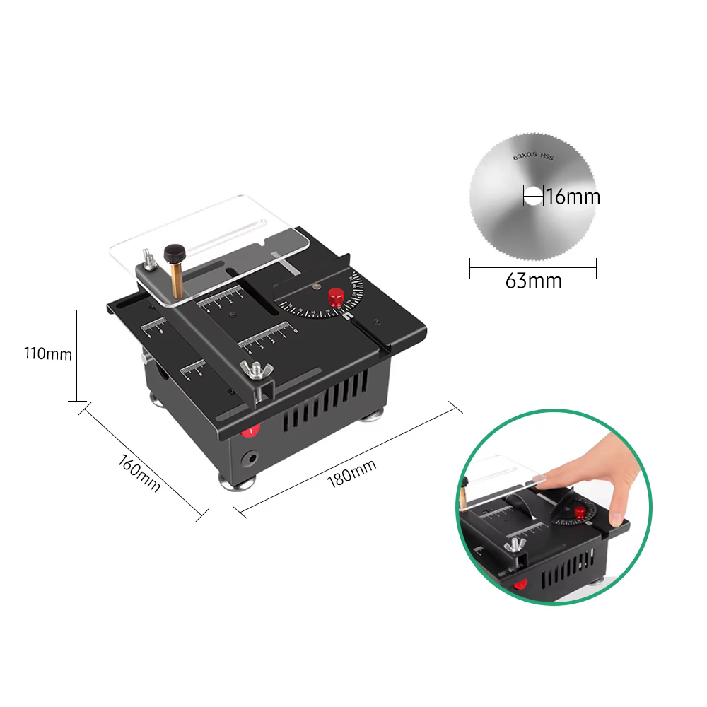 Scie de Table multifonctionnelle 100W