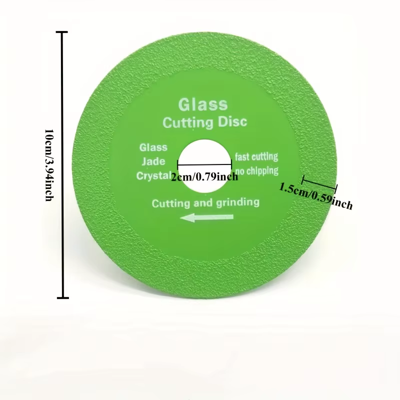 1 jeu de disques de coupe et de meulage polyvalents – adapté à couper le verre