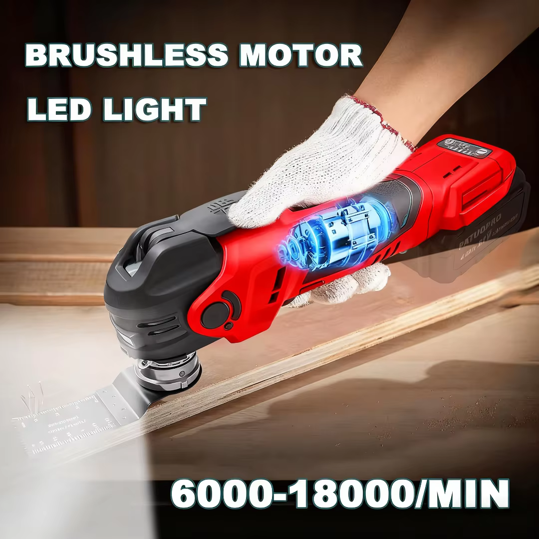 Pour Milwaukee M18 batterie 5 vitesses oscillant sans brosse multi-outils scie électrique sans fil pelle outil