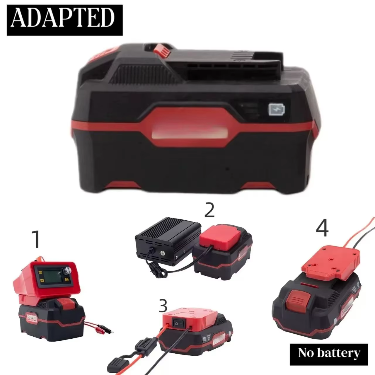 Adaptateur convertisseur pour batterie au lithium Lidl Parkside X20V Team